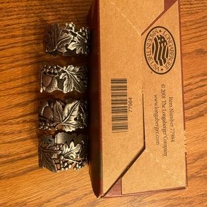 Longaberger Fall Napkin Rings
